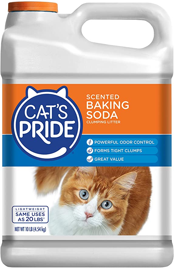 Cat's Pride Lightweight Baking Soda Cat Litter, Scented 10lb Jug (C01945-C60)