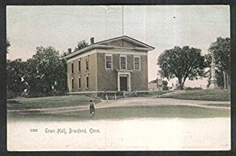 Town Hall Branford CT undivided back postcard 1905