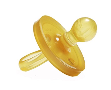 Natursutten BPA-Free Natural Rubber Pacifier, Rounded, 12 Months