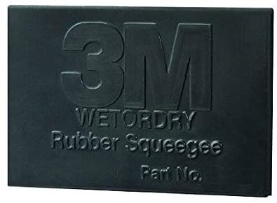 3M Company 5518 Wetordry Rubber Squeegee 05518, 2" x 3"