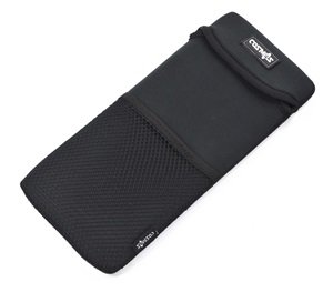 Cosmos ® Neoprene Carrying Protection Sleeve Bag Cover for Wireless Bluetooth Keyboard with Outer Mesh Pocket (Black)