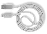 StilGut Magic Lightning USB Cable with LED for Apple Devices 1m Metallic Silver