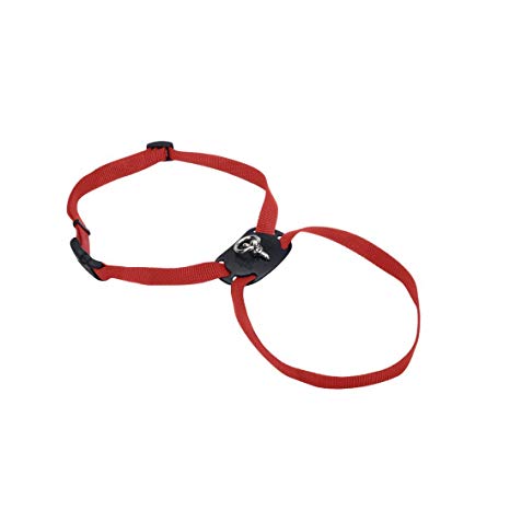 Coastal Pet -Size Right Adjustable Harness Red 12 to 18 Inches, Width 3/8"