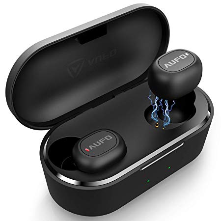 Wireless Earbuds Bluetooth Headphones Bluetooth 5.0 Stereo Sound Wireless Sport Earbud IPX7 Waterproof with Stylish Charging Case