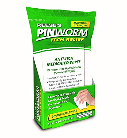 Reese's Pinworm Itch Relief Wipes