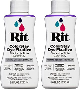 Rit Dye RIT COLORSTAY, 8 fl oz, Dye Fixative (2-Pack)