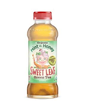 Sweet Leaf Mint & Honey, Green Tea, 16oz (Pack of 10, Total of 160oz)