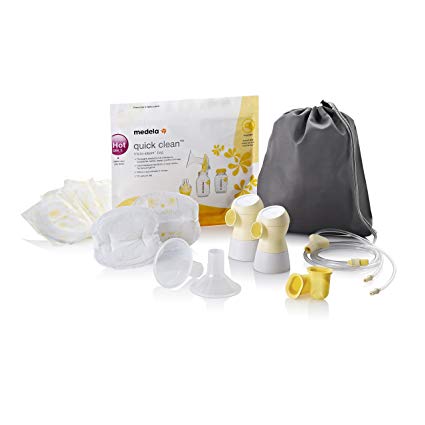 Medela, Pump Parts, Sonata Double Pumping Kit, Authentic Spare Parts Designed for Sonata Breast Pump, Made Without BPA