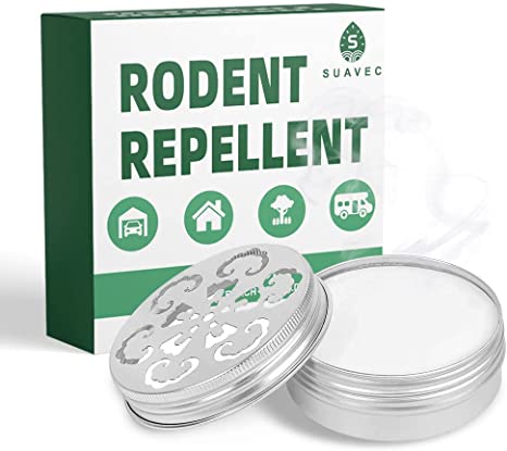 SUAVEC Rodent Repellent for Car Engines, Mouse Repellent, Mice Repellent Peppermint, Rat Repellent, RV Mouse Repellent, Mice Away, Rats Deterrent Indoor, Mint Mice Repellent - 1 Pack