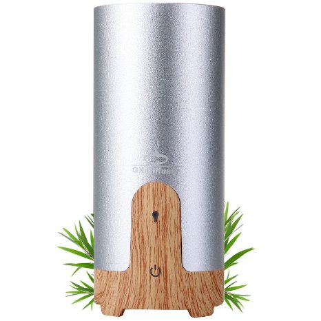 Portable USB Mini Ultrasonic Humidifier Essential Oil Diffuser with Timer Settings Waterless Auto Shut Off for Home Office Car65288Wood Grain65289