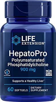 Life Extension HepatoPro Polyunsaturated Phosphatidylcholine, 900mg, 60 softgels