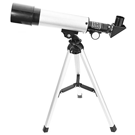 GBlife F36050M Portable Astronomical Landscape Lens Single-tube 90 degrees Telescope with Tripod for Kids/Beginners