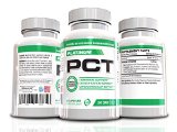 PCT-Platinum PCTPost Cycle SupportPost Cycle Supplement and Testosterone Booster Liver Support and Boost Free Testosterone Levels 60 Capsules 30 Day Cycle Anti-Estrogen Supplement Anti-Aromtase Inhibitors Build Lean Muscle Top Rated PCT for Men