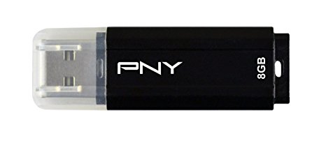 PNY 8GB Classic Attach Flash Drive (P-FD8GBCLCAP-GE)