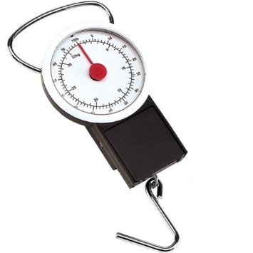Accurate luggage scale for weighing suitcases and luggage. 32KG capacity.