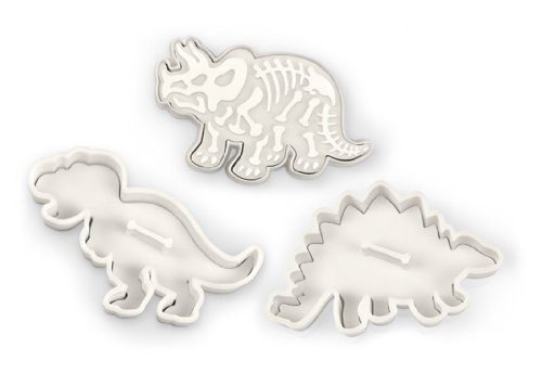 Fred DIG-INS Dinosaur Fossil Cookie Cutter/Stampers, Set of 3