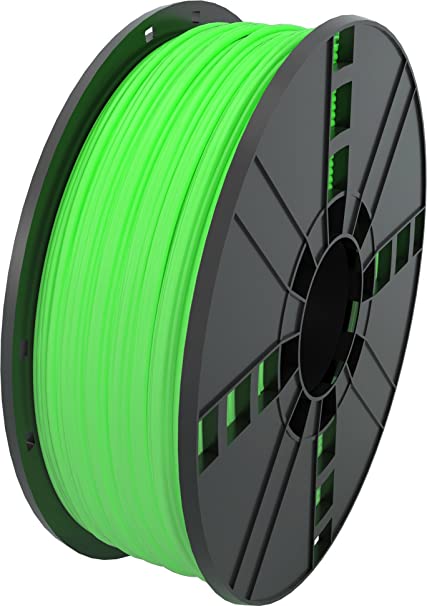 MG Chemicals PLA30GD1 Glow in the Dark - Green PLA 3D Printer Filament, 2.85 mm, 1 kg Spool