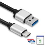 PECHAM A61 USB Type C Cable USB-C Compliant USB A to USB C Braided 33Ft with Reversible Connector for New MacBook 12inch ChromeBook Pixel Nexus 6P Nexus 5X OnePlus Two and Other Type C Devices