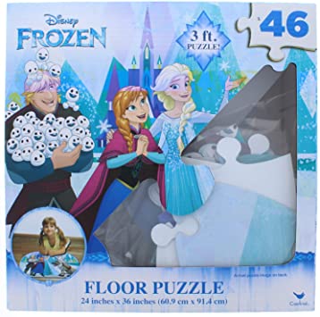 Disney Frozen Floor Puzzle 46 Pieces (24 Inches X 36 Inches)