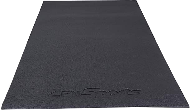 ZENY Treadmill Mat Gym Workout Floor Mat High Density Fitness Equipment Mats,Exercise Bike Mat,Jump Rope Mat,Hardwood Floor and Carpet Protection,Flooring Mats,5'x2.5'