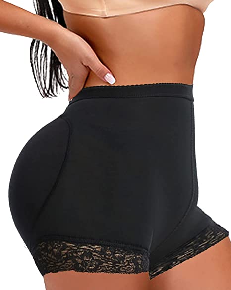 Butt Lifter Hip Enhancer Pads Underwear Shapewear Lace Padded Control Panties Shaper Booty Fake Pad Briefs Boyshorts