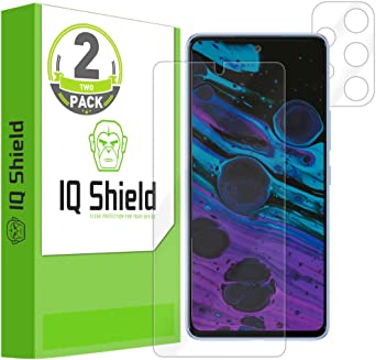 IQ Shield Screen Protector Compatible with Samsung Galaxy A53 5G (2-Pack) Anti-Bubble Clear Film