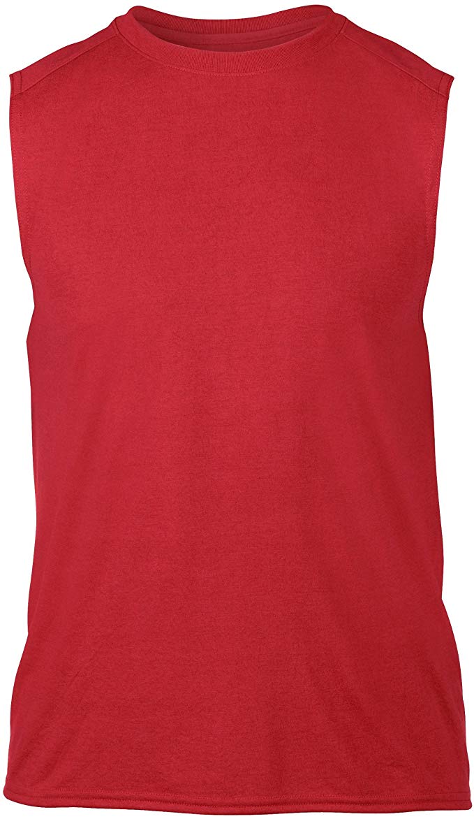 Gildan Mens Performance Sleeveless T-Shirt / Vest