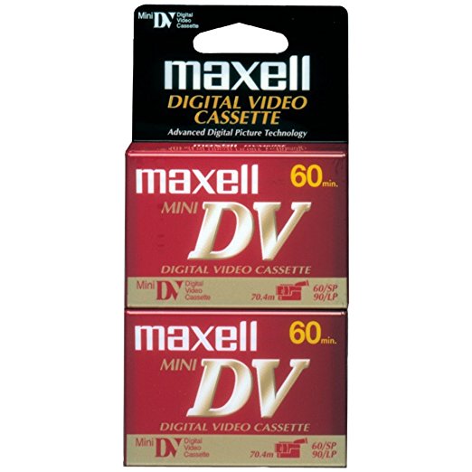 Maxell 298012 DVM60SE Mini Digital Video Cassette - 2 Pack