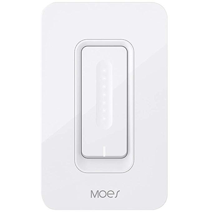 WiFi Smart Dimmer Light Switch Wireless Remote Control Anywhere Works with Alexa and Google Assistant Timing Function No Hub Required Neutral Wire Require (Dimmer Light Switch)