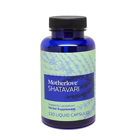 Motherlove Shatavari Herbal Breastfeeding Supplement for Female Hormone Balance and Lactation Support, 120 Liquid Capsules