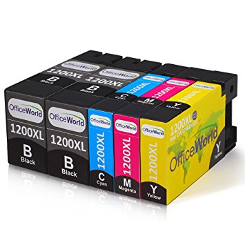 Office World Replacement For Canon PGI-1200XL Ink Cartridges ,Compatible With Canon Maxify MB2320 MB2020 MB2350 MB2050 Printer