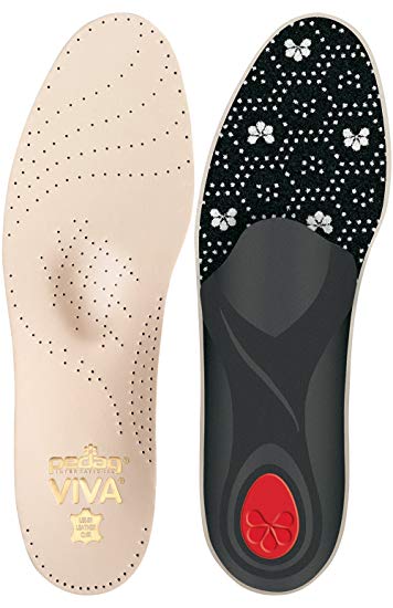 Pedag Viva Orthotic with Semi-Rigid Arch Support, Met and Heel Pad, Leather, US W11/M8/EU41