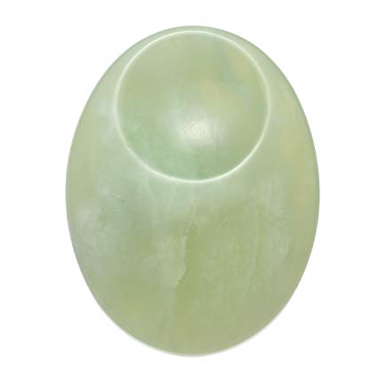 Jovivi Worry Stone Green Jade Stone Pocket Thumb Palm Stones and Crystals for Anxiety Reiki Healing Therapy