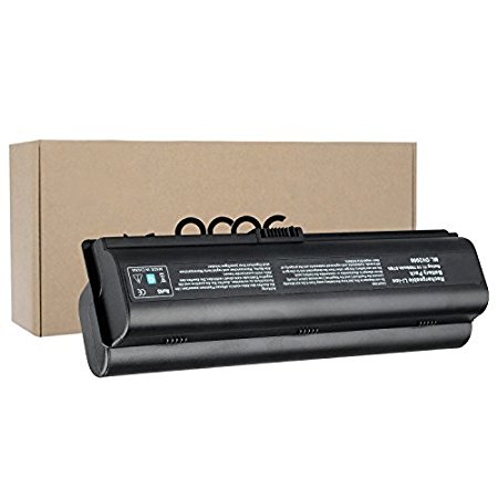 OMCreate 9-Cell Laptop Battery for HP Pavilion DV6500 DV6000 DV2700 DV2500 DV2100 DV2000, fits P/N 46506-001 HSTNN-LB42 - 12 Months Warranty