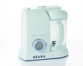 BEABA Babycook 4 in 1 Steam Cooker and Blender, 4.5 cups, Dishwasher Safe, Blueberry