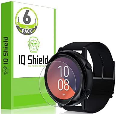 IQ Shield Screen Protector Compatible with Samsung Galaxy Watch Active (Galaxy Watch Active2 40mm) (6-Pack) Anti-Bubble Clear Film