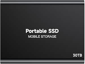 外付けSSD 新しいアップグレードされた外付けSSDポータブルSSD 30TB 小型 防滴/防塵/耐衝撃/高速転送耐衝撃 直接転送 アフターセールスも安心 品質保証 軽量 ポータブル 金属の質感USB3.2 Gen1 ポータブルSSD