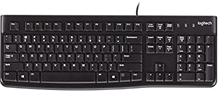 Logitech K120 Ergonomic Desktop USB Wired Keyboard