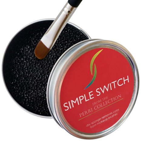 Simple Switch Makeup Removing Sponge | Eyeshadow Brush Cleaner Removes Color from your Brush