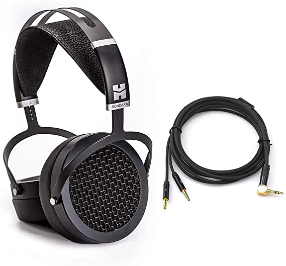 HIFIMAN Sundara Hi-Fi Headphone with 3.5mm Connector Cable for Audiophiles, Planar Magnetic, Comfortable Fit- Extended Manufacturer's Warranty