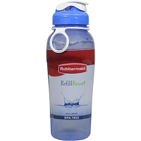 Rubbermaid - Beverage Bottle 32 Oz- 950 ml, Plastic (Colors May Vary)