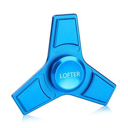 Hand Spinner, LOFTER Fidget Spinner Stress Reducer Toys for Kids & Adults Relieve EDC, ADHD, Anxiety and Boredom (Blue)