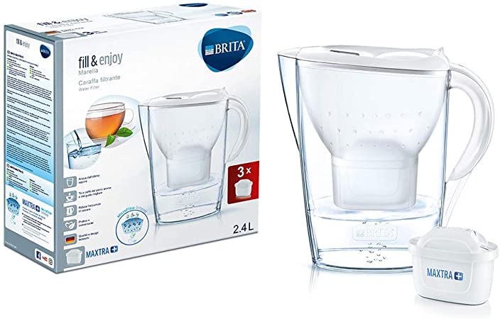 Brita Marella Maxtra Filter Kit   Included, White, 4 Units