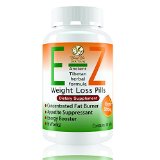 Easy E-Z Weight Loss Pills Maximum Strength Diet Pills Fast Acting Appetite Suppression and Weight Loss Only 1 pill a day 30 diet pills