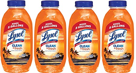 Lysol Clean & Fresh Multi-Surface Cleaner, Hawaii Sunset 10.75 oz (Pack of 4)