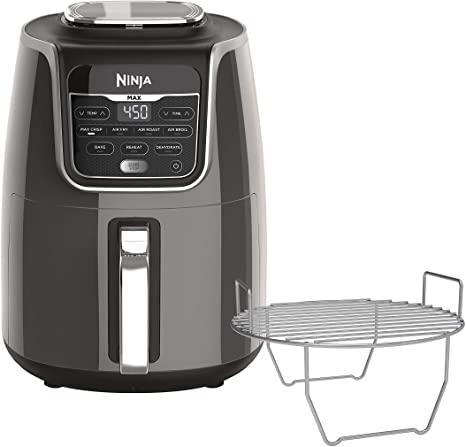 Ninja AF161 Max XL Air Fryer that Cooks, Crisps, Roasts, Broils, Bakes, Reheats and Dehydrates, with 5.5 Quart Capacity, and a High Gloss Finish