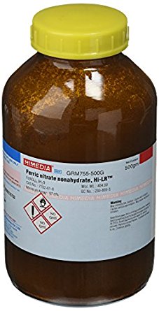 HiMedia GRM755-500G Ferric Nitrate Nonahydrate, Extra Pure, 500 g