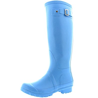 Womens Original Tall Gloss Winter Waterproof Wellies Rain Wellington Boots