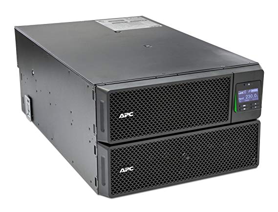 APC Smart-UPS SRT - SRT8KRMXLI - Uninterruptible Power Supply 8000VA (RM, 6 Outlets IEC C13, 4 Outlets IEC C19, Hard Wire, 10/100 BaseT Connection, Multi-function LCD Panel, Control Console)