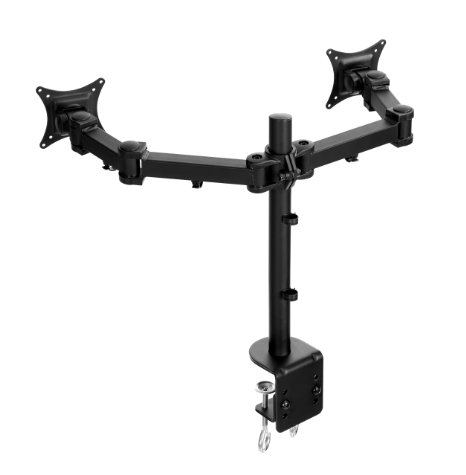 Lavolta Monitor Mount for LCD LED TV Screen Display with Fully Adjustable Arms - Dual